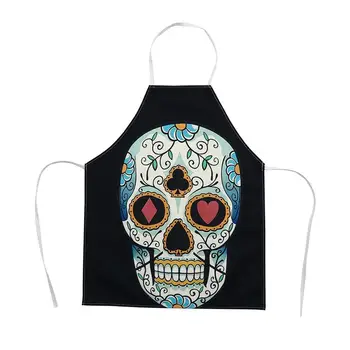 

1 Pc Skull Apron Cooking Apron Halloween Apron Halloween Skull Apron for Party