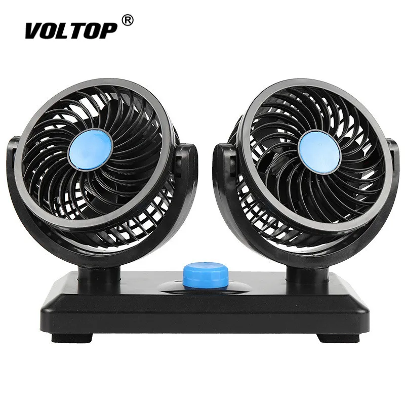 Powerful Cooling Fan Decoration 12V 24V Car Accessories for Truck Ornament Decoration Air Conditioning Cool Down