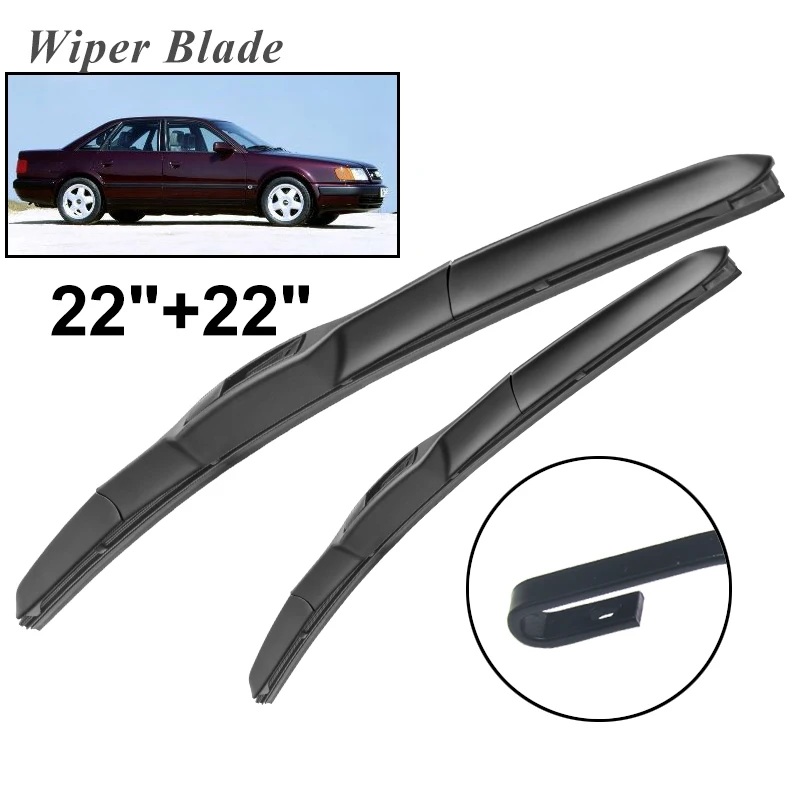 

Okowiper RHD & LHD Front Wiper Blades For Audi 100 1991 - 1994 Windshield Windscreen Front Window 22"+22"