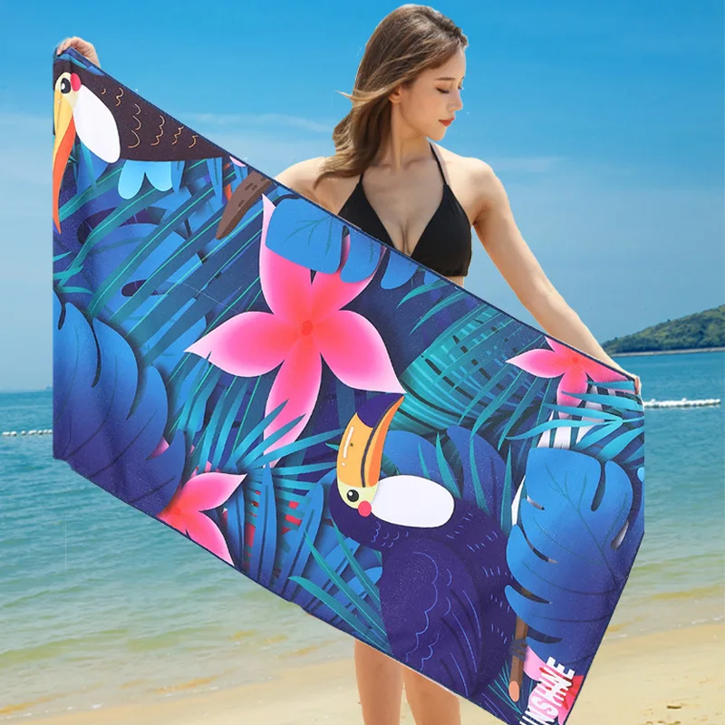 

Microfiber Printed Beach Towel Adult Printed Swimming Beach Towel Bath Towel