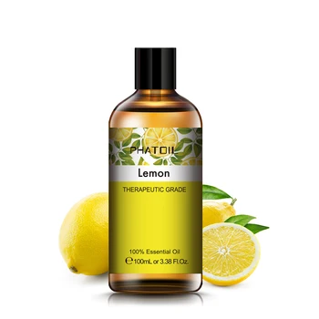 100ML Pure Natural Essential Oils Diffuser for Skin Care Rose Orange Lemon Lavender Rose Geranium Chamomile Avocado Aroma Oil 1