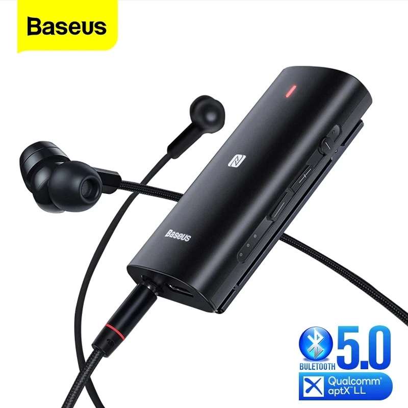 US $36.99 Baseus Bongiovi Dps Bluetooth 50 Receiver 35mm Jack Bluetooth Audio Aux Aptx Ll Hd Wireless Adapter Transmitter For Headphone