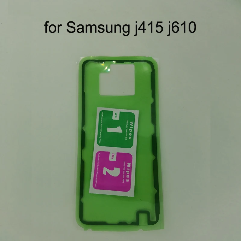 Для Samsung Galaxy J6 Plus + 2018 J610 J610F J610FN корпус для телефона задняя крышка клей