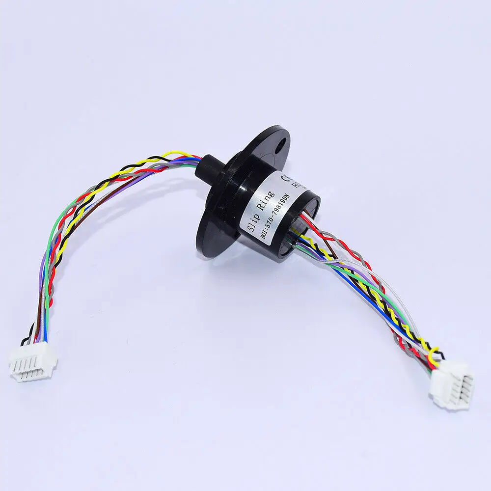 Details about  / 22mm 300Rpm Capsule Electric Slip Ring robotics 10 Circuits Wires 2A  AC 240V