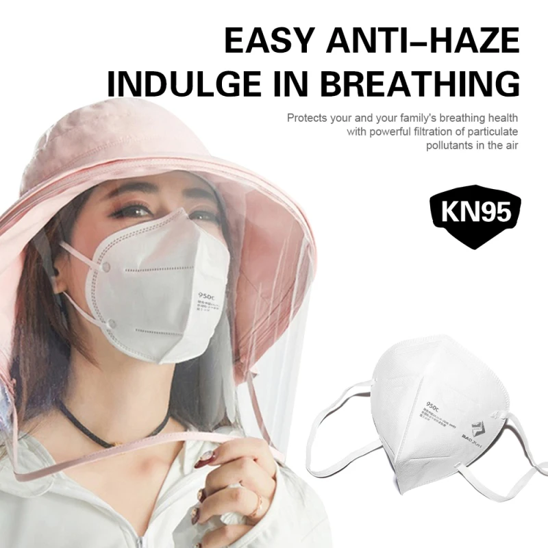 

N95 Mask Safety Protective Face Mask Anti Pollution/fog /Dust/ KN95 Mask Multi Layer Filter Breathable Mouth FFP2 Face Masks