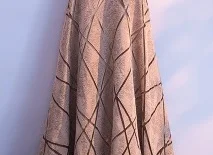 Skyyue с высоким воротником Половина рукава длинное платье для выпускного вечера es сплошного размера плюс длина до пола платье для выпускного вечера A-Line пользовательский цвет Robe De Soiree H074 - Color: brown