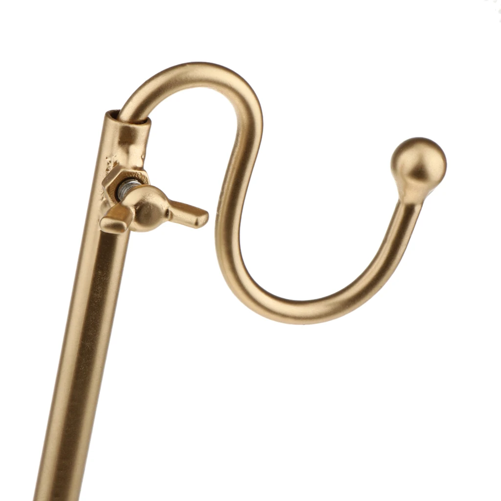 1pc Bags Purse Adjustable Hanger Women Handbag Display Stand Rack Gold Steel