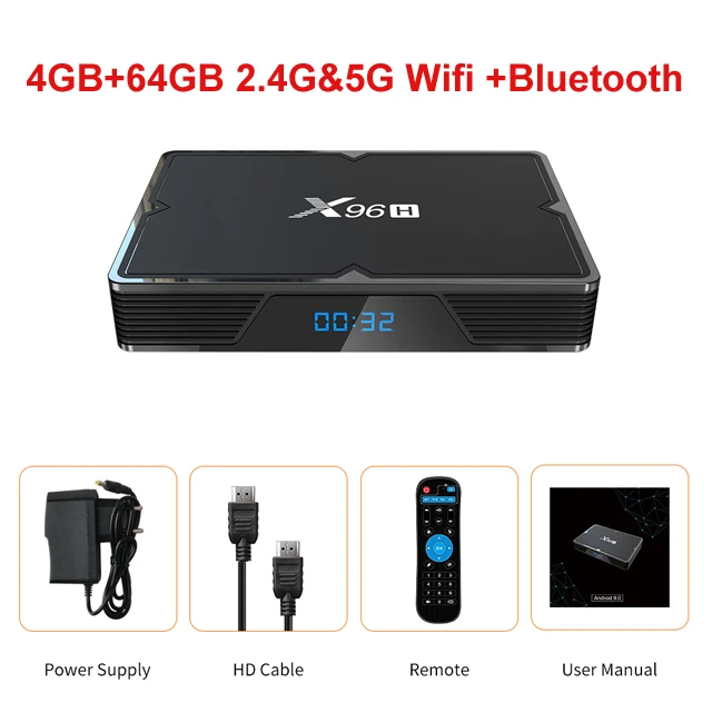 KM3 A tv Android tv Google Сертифицированный Android 9,0 tv Box 4 Гб 64 Гб 128 ГБ Amlogic S905X2 4K 5G Dual Wifi BT4.0 PK X96H - Цвет: 4G 64G