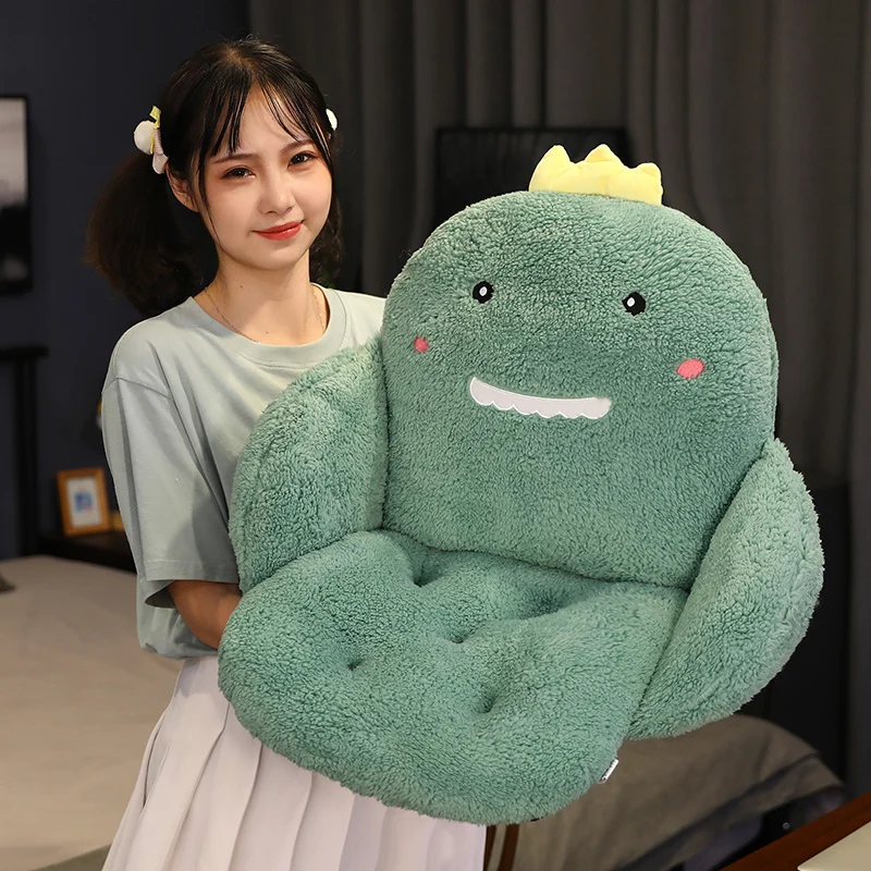 

Cute Fruit Stuffed Plush Home Cushion Strawberry Cactus Carrot Cushion Child Sofa Creative Dinosaur Husky Unicorn Sofa Pillows