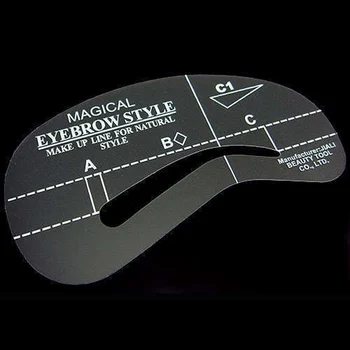 

4Pcs Eyebrow Shaping Stencil Set Grooming Tools Drawing Card for Dashing Eyebrows C1-C4 @ME88