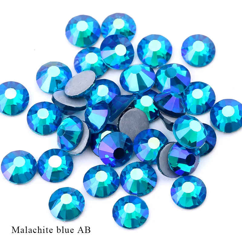 Multi-Color Crystal AB Hot Fix Rhinestones for Nail Art and Fabric Garments