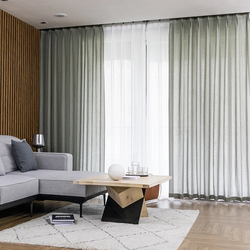 Модная вуаль двухслойная полоса отвесные шторы для гостиной роскошные домашние однотонные дизайнерские кухонные шторы Морден тюль