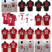 Мужские трикотажные изделия в стиле Сан-Франсиско, Jimmy Garoppolo, Joe Монтана, Reuben Foster DeForest Buckner, Jerry Rice, Colin, Kaepernick