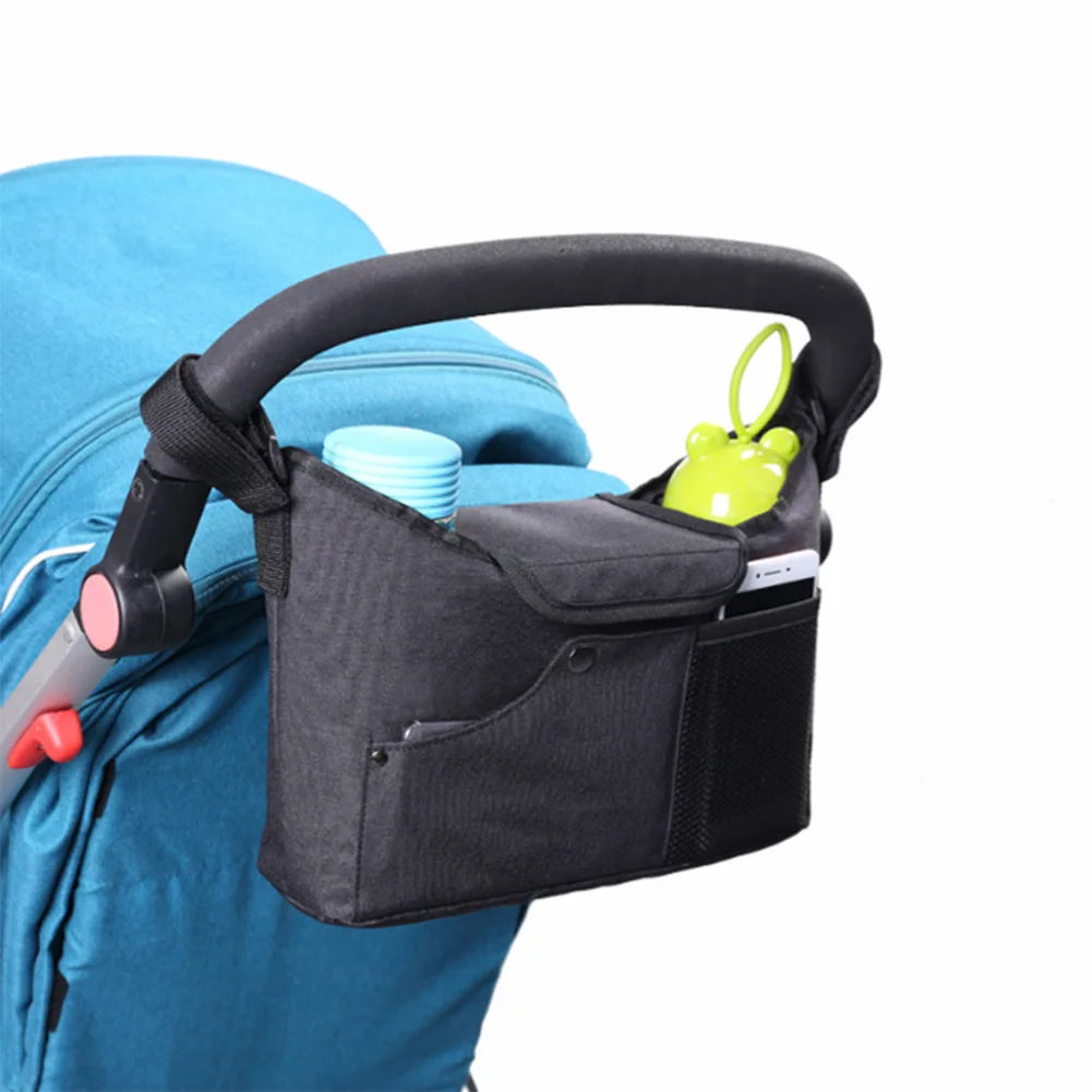 Baby Diaper Bag Mommy Stroller Bags Universal Baby Stroller Organizer Bag Cup Holders Extra-Large Storage Space Baby Accessories