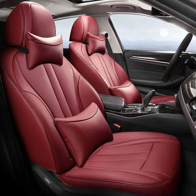 Custom Cowhide Car Seat Cover For Volkswagen Golf 4 5 6 7 Mk4 Polo