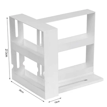 

Multi-Function Storage Rack Seasoning Spice Jar Rack Rotating Kitchen Organizer Home AC889