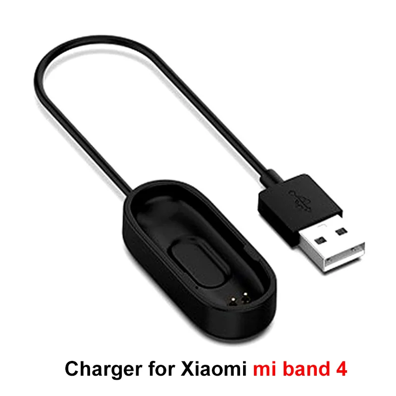 For mi band 4 Для Xiaomi mi Band 4 usb зарядный док-кабель сменный Шнур зарядное устройство адаптер для mi band 2 3 4 смарт-браслет аксессуары - Цвет: For mi band 4