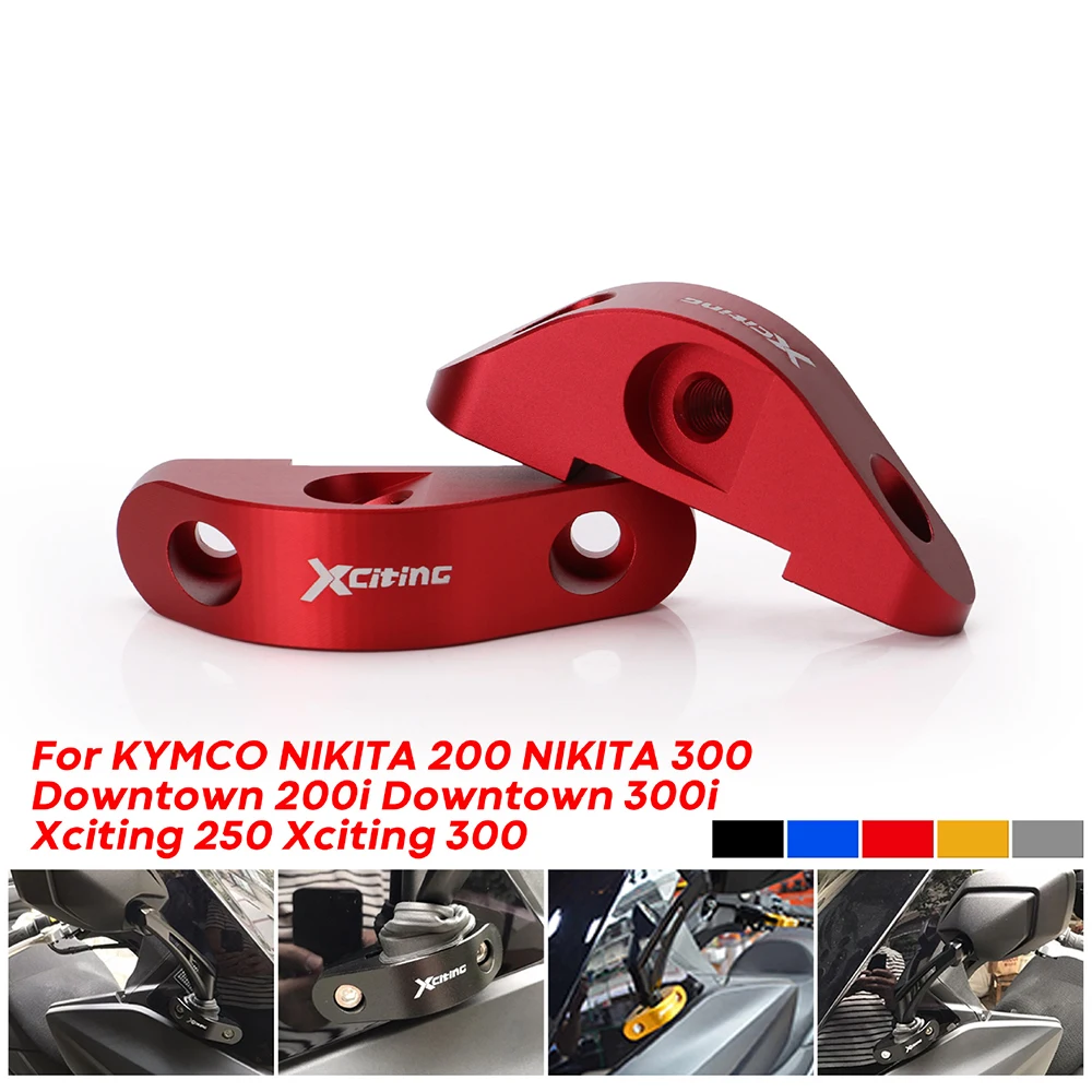 Мотоцикл зеркало заднего вида Riser удлинитель адаптер для KYMCO NIKITA 200/300, центр 200/300, XCITING 250/300