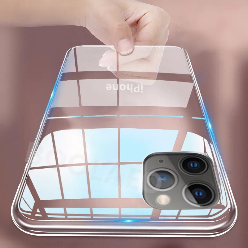 Прозрачный Мягкий ТПУ силиконовый чехол для iPhone 11 Pro Max 7 8 6 6s Plus X XS MAX XR телефона 5S SE