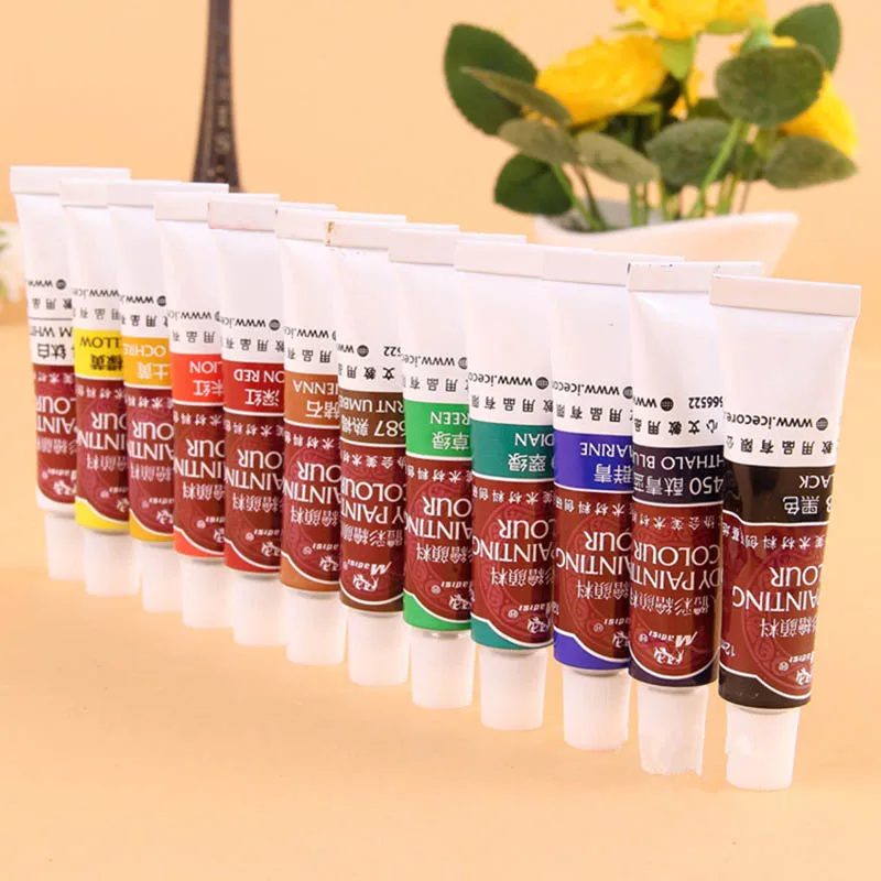 Halloween Makeup Pigments 12 Colors Body Face Painted Pencil Stitching Structure Face Painted Crayon Body Painted Stick Bar Part