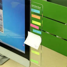1 adet mesaj hatırlatıcı panosu PC ekran bilgisayar monitörleri yan Panel planlayıcısı yazma kayıt mesaj panosu hatırlatmak not defteri