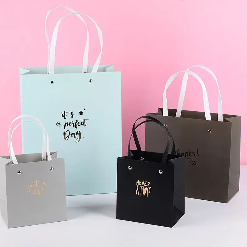

Korean Gift L/M/S Paper Tote Bags Cute Doggy Shopping Bags Office Supplies Kawaii Accessories Packaging Bags Bureau Organizer