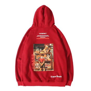 

Mens Women Men Hip Hop Hoodie Sweatshirt Funny Painting Harajuku Streetwear Hoodies Fleece Warm Autumn Europ Style Outwear