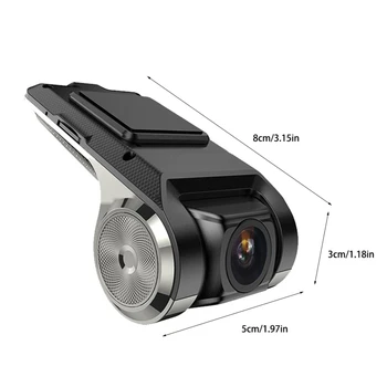 

Car DVR Camera Video Recorder High Definition 170°Night Vision Recording Dash Cam USB WiFi/GPS/ADAS G-sensor