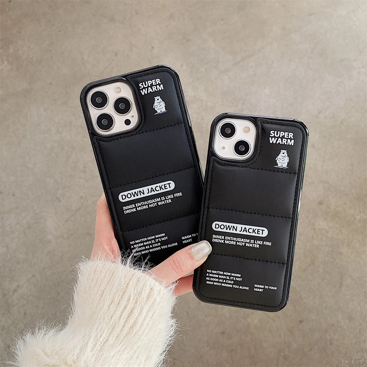 Модный брендовый чехол с изображением белого медведя для телефона iPhone 13 12 11 Pro Max X