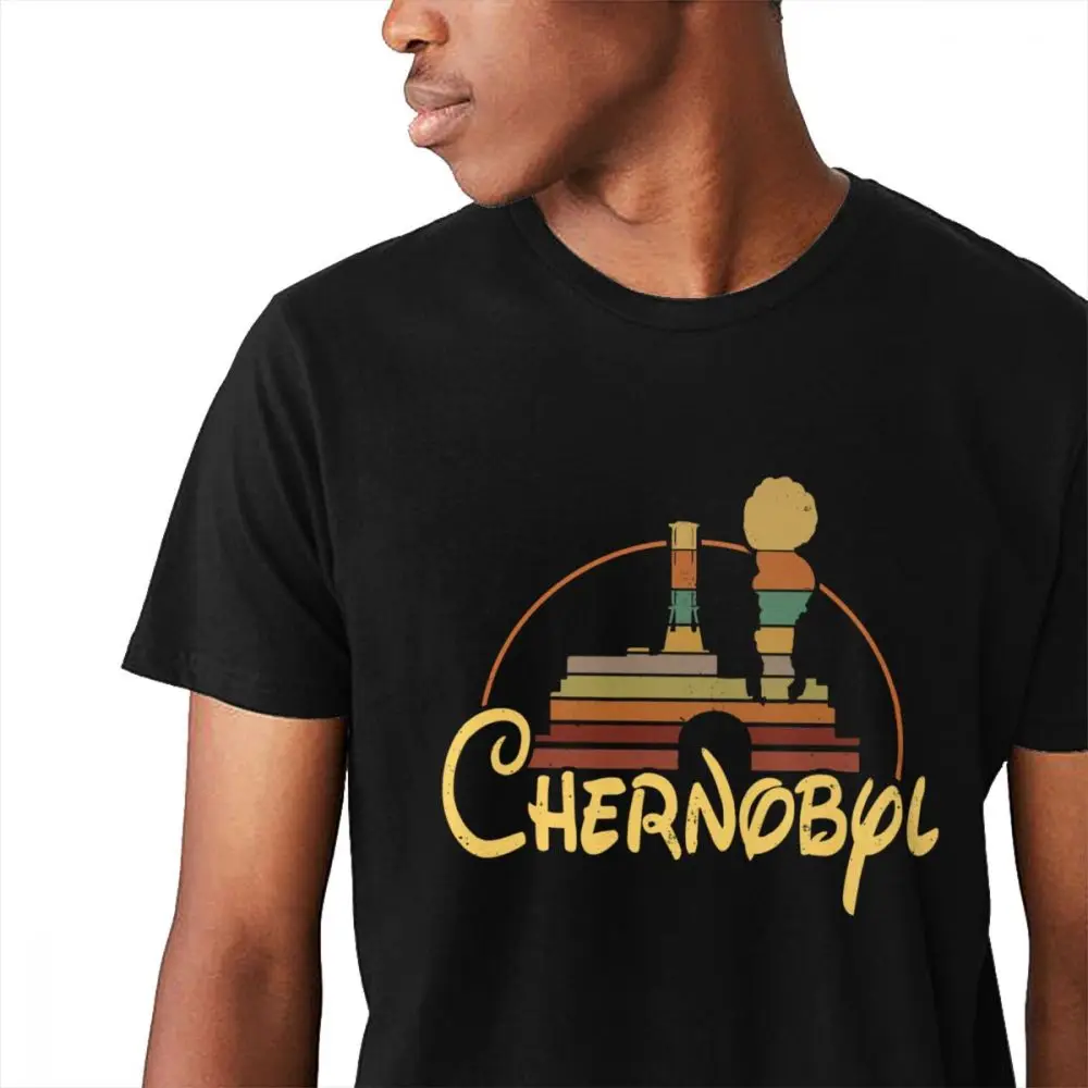 Cena Dla mężczyzn T Shirt czarnobylu 3.6 rentgenowskie nie wielki nie straszne jądrowej miękkie nowy klasyczny okrągły dekolt Harajuku Streetwear Tee koszula