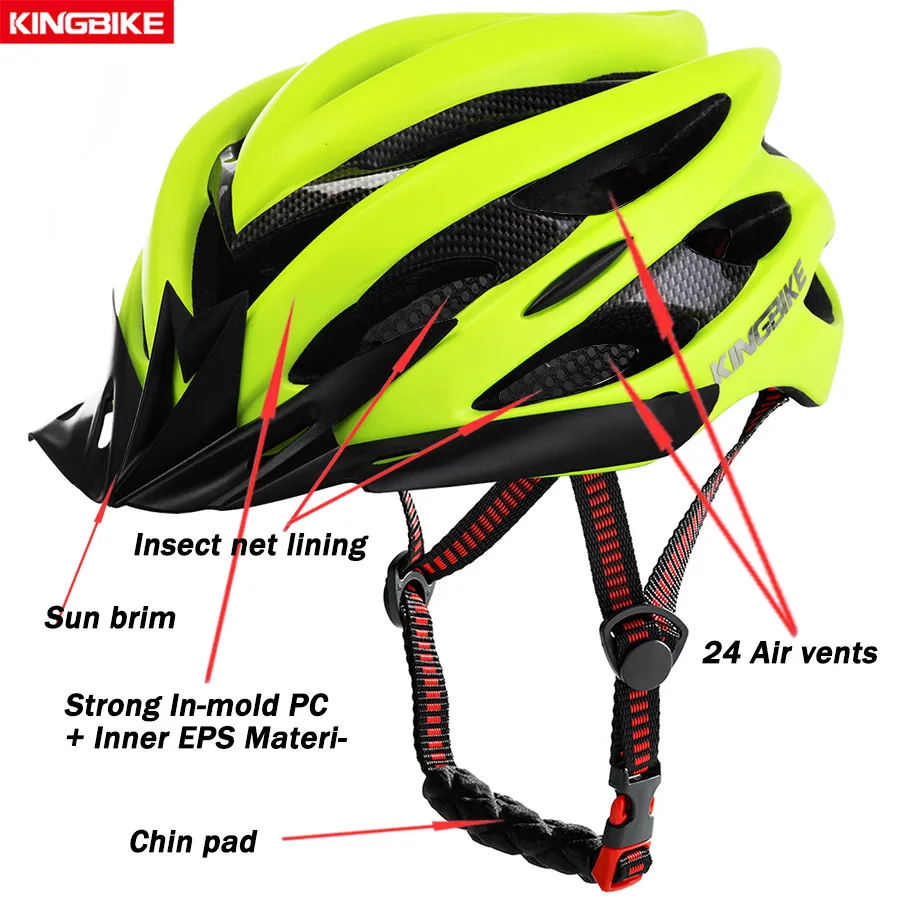 KINGBIKE 2020 bike helmet cycling helmet light men women bicycle helmets mtb helmets casco ciclismo casque velo road casco mtb