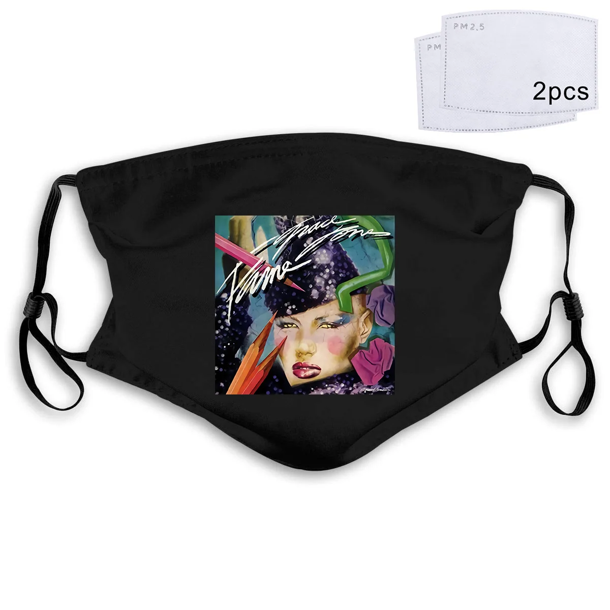 T Mask Printing Company Oneck Short Grace Jones Fame Funny For Men | Аксессуары для одежды