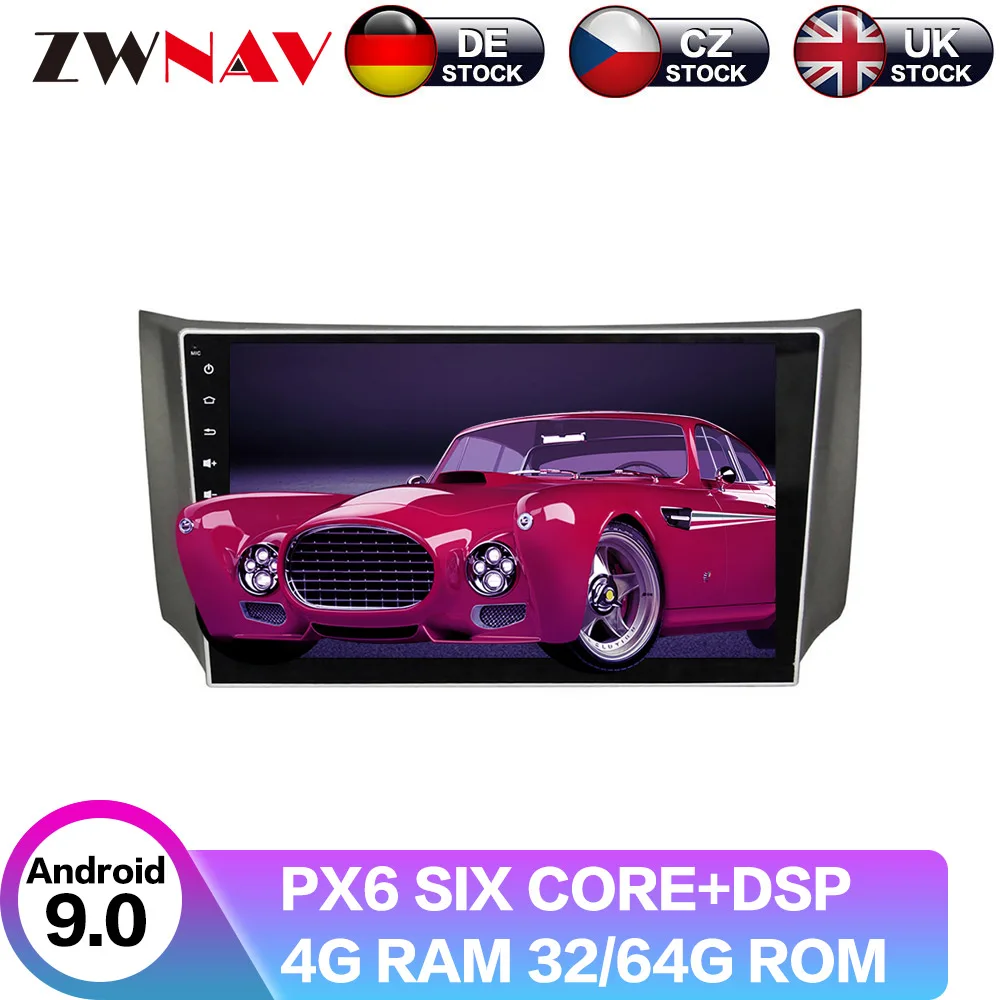 Android 9 4 + 64G 8 ядро IPS Экран для NISSAN Sylphy Автомобиль Радио Видео Мультимедиа плеер GPS