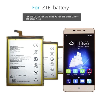 

For ZTE Q519T For ZTE Blade X3 For ZTE Blade D2 For ZTE Blade A452 4000mAh Smart Phone Battery E169-515978 515978
