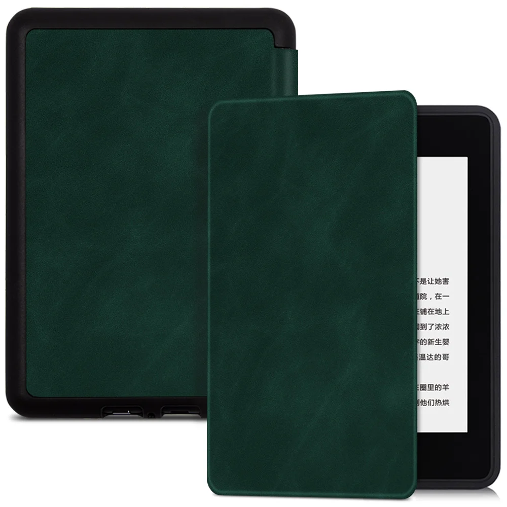 Чехол BOZHUORUI для всех-new Kindle Paperwhite (10-го поколения-2018) -мягкий чехол из искусственной