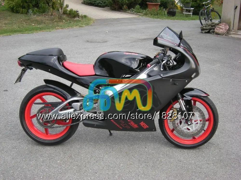 RS125R для Aprilia RS 125 черный глянец R RR RS125 99 00 01 02 03 04 05 64BS. 4 RS4 RS-125 1999 2000 2001 2002 2003 2005 обтекатель - Цвет: No. 16