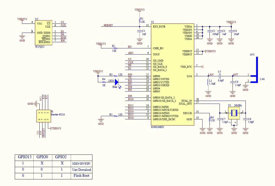 ESP8266 серийный wifi беспроводной модуль WIF приемопередатчик беспроводной модуль ESP-01