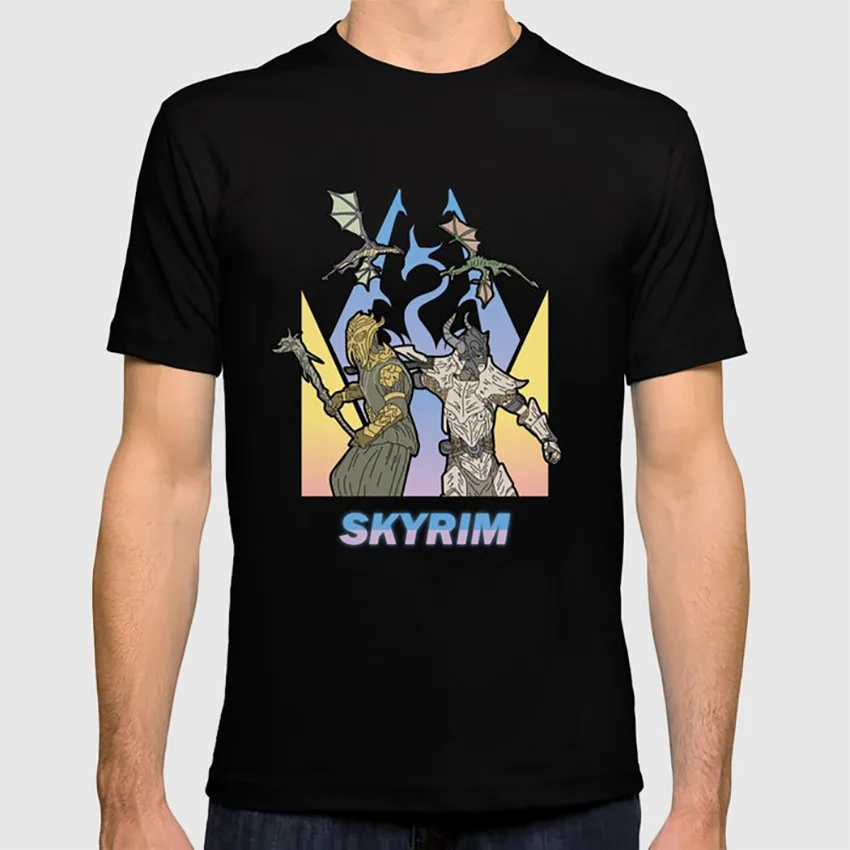 Skyrim футболка | Мужская одежда