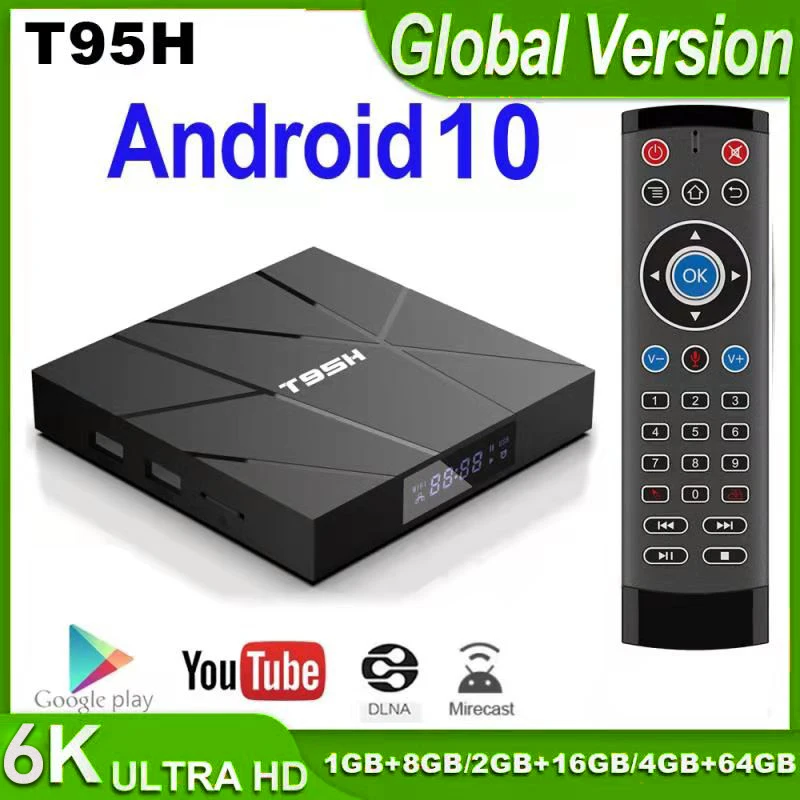 Приставка Смарт-ТВ Android 10 0 6K 4G64G для Netflix Youtube | Электроника