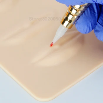 

3D Silicone Permanent Makeup Practice Skin Eyelash Eyebrow Lip Tattoo Fake Training Skin Kit Mannequin Tattooist Practice Skin