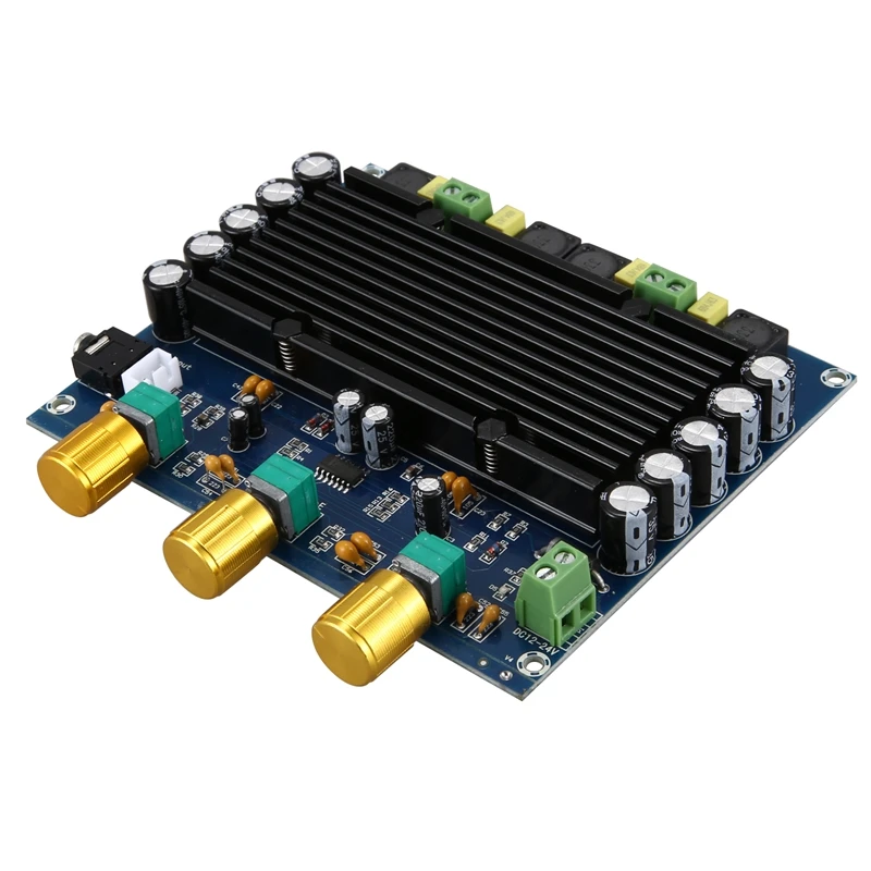 High Power Amplifiers Dual Chip TPA3116D2 150W x 2 Digital Amplifier Board 12-24V Channel | Электроника