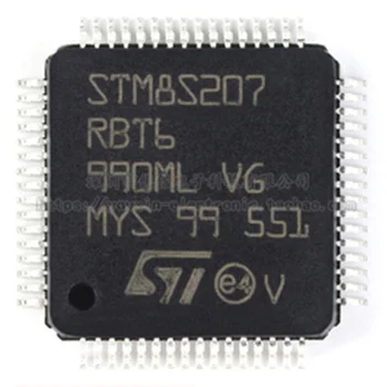 

STM8S207RBT6 LQFP-64 24MHz/128KB flash / 8-bit microcontroller MCU