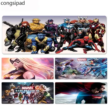 

Funny Marvel Comic Wallpaper Keyboard Gaming MousePads Size for 300x700x2mm and 300x900x2mm Mousepad