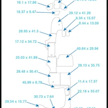 2005 Chaparral Sunesta 252 плавающий шаг и коврик для кокпита лодка EVA Тиковый настил 1/" 6 мм