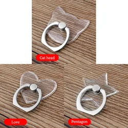Universal Mobile Phone Ring Holder and Stand - Secure Grip Accessory (I)