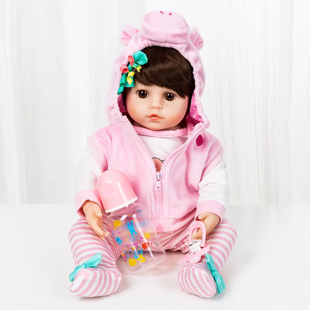 Мягкая силиконовая игрушка Bebe Reborn, куклы Bebe, супер Реалистичная кукла для новорожденных, игрушка для малышей, имитирующая детское Силиконовое тело, подарок для ребенка-партнера - Цвет: Dolls 3