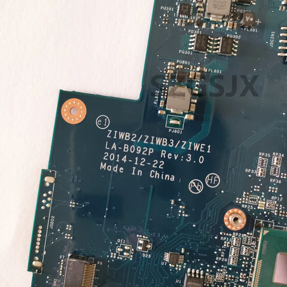 Для lenovo B50-70, материнская плата для ноутбука ZIWB2, B50-80 DDR3 100% (art.: 3920c6344cb31) - 3920c6344cb31
