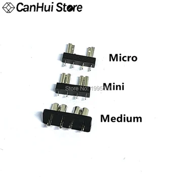 

20pcs Car Fuse Holder PCB Board Medium Mini Micro Small Blade Auto Automotive Boat 32V For PCB Board Safety clip Insertion Type