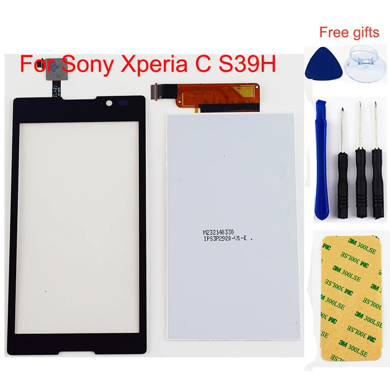 ЖК дисплей для Sony Xperia C S39H S39 C2304 C2305 панель монитора экран модуль + сенсорный