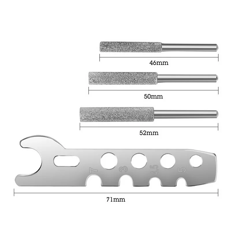 5 шт./компл. цепная пила крепления комплект для заточки вращение направляющей Мощность Дрель адаптер ручная цепная пила заточки абразивные инструменты